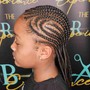 Kid's Cornrows (Hair Added)