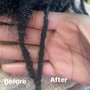 Retwist Dreadlocks (Ear Length)