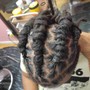 Kid's Braids with hair adding