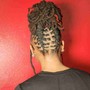 Retwist and Style long Locs (middle of back