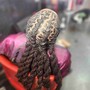 Retwist and Style long Locs (middle of back