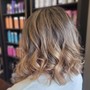 Bleach and Tone w/ Blowdry