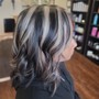 Full Foil Highlights and Lowlights w/Blowdry