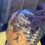 Micro/ Sister Locs Retie Maintenance( PLEASE READ DESCRIPTION)