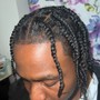 Cornrows with Extensions