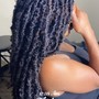 Wash and trim natural hair