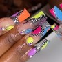 Hand Drawn Nail Art