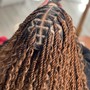 Island Twists with human hair