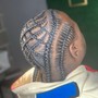 Little boys freestyle braids