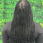 Knotless braids small size