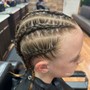 Feed in Braids ponytail medium