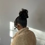 Blunt Cut Ponytail