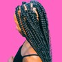 Jumbo Bottom Length Box Braids | All Hair Is Included