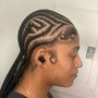 Male freestyle braids