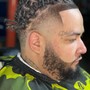 Edge Up/ Line Up with Beard No TAPER No FADE