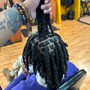 Starter Locs ( two strand twist or coils)