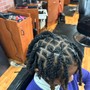 Starter Locs ( two strand twist or coils)