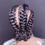 Goddess Braids small midback