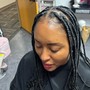 Box Braids medium knottless