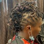 Locs (wash/ retwist & style)