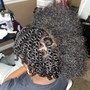 Natural hair Comb Twist