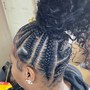 Braided Ponytail 14-16 braids