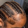 Braided ponytail