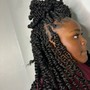 Kid Small knotless braids