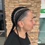 4 braids natural hair only