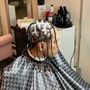 Shampoo and blow dry for braids