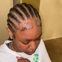 Goddess knotless medium/large braids