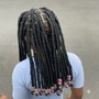 Kid's Knotless Braids past shoulder