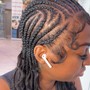 Braided ponytail