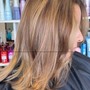 Partial Highlights. Cabello medio