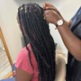 Big Cornrow ponytail