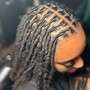 Cut relaxed hair for starter locs