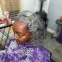 Virgin relaxer (long hair)