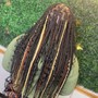 Boho Small Knotless Braids