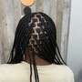 Cornrows/feedin 6/8 stitche braids