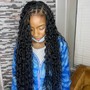 Crochet Braids with curly hair