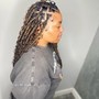 Boho medium Knotless braids(waist length)