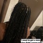 Large Knotless Braids