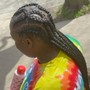 Kid's Braids to the back