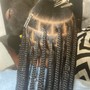 Medium Knotless braids