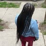 Medium Knotless braids