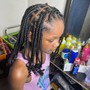 Kid's Braids to the back