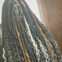 Large Knotless Braids