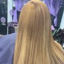 Slicing hair color technique