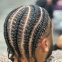 Men Braids 6 Straight Back