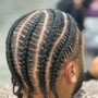 Men Braids 6 Straight Back